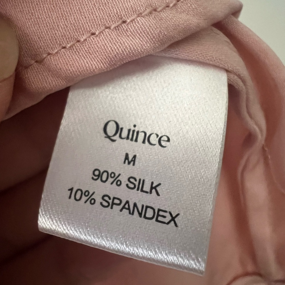 Quince Soft Pink Washable Silk Sleeveless Blouse - Picture 4 of 7